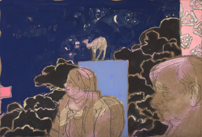 Calme - tempera - 30x21