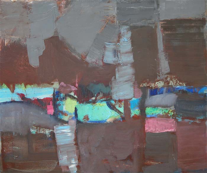 Danube - huile sur toile