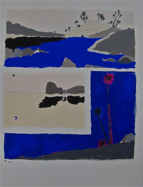 Oasis - 50x65 - gouache sur papier