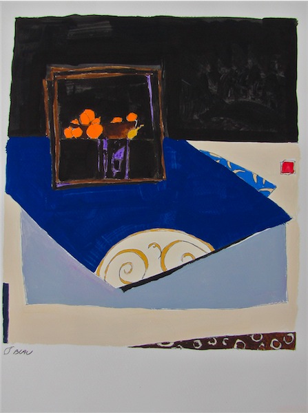 Oranges - 50x65 - gouache sur papier