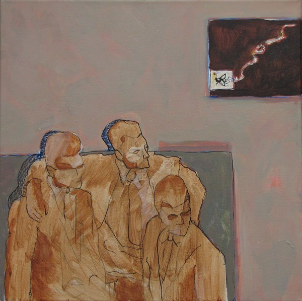 Mouche - 40x40 - huile sur toile