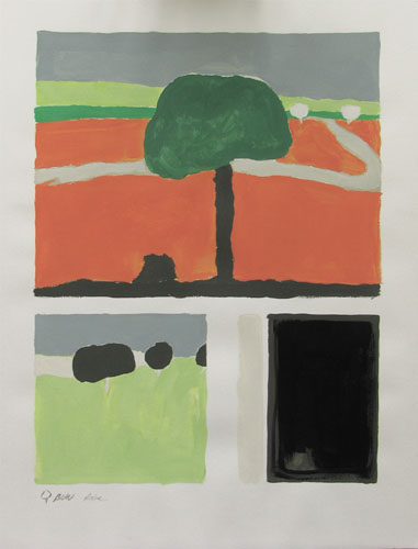 arbre - 65 x 50 - gouache