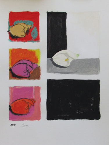 arum - 30 x 40 - gouache