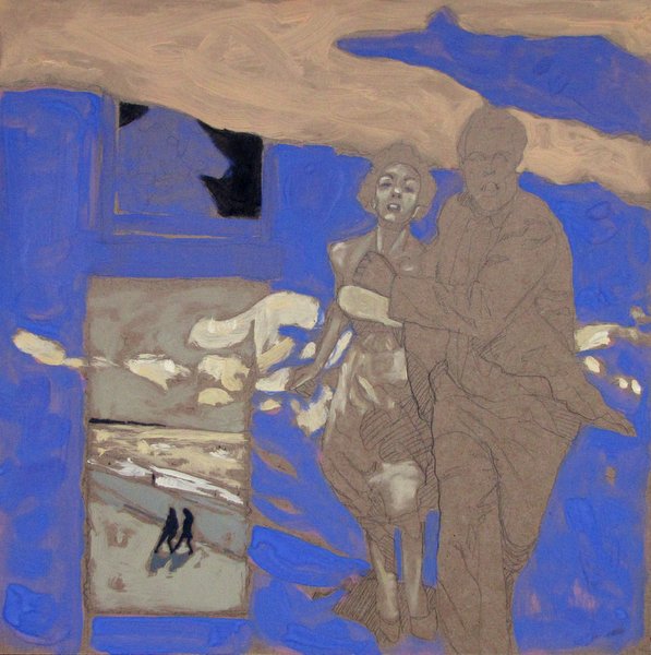 Cavale - 40x40 - tempera