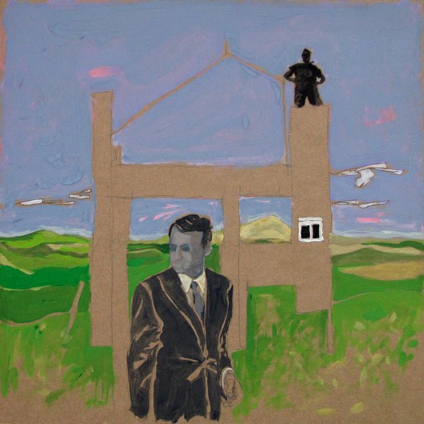 Construction - 40x40 -tempera