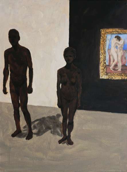 L'étreinte - 60x80 -huile sur toile