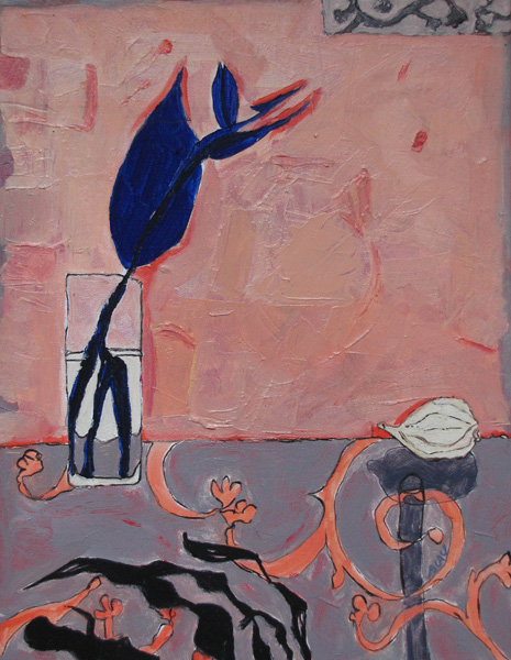 Une figue - 5F(35x27) - huile sur toile