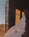 Voir Nu à la fenêtre III - 30F(92x73) - huile sur toile