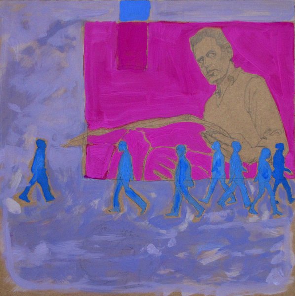 Passage - 40x40 - tempera