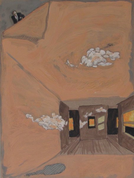 pli - 30x40 - tempera