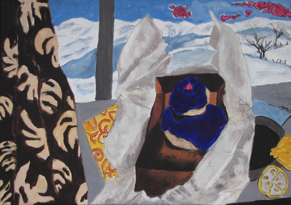 La religieuse - 8P(46x33) - huile sur toile