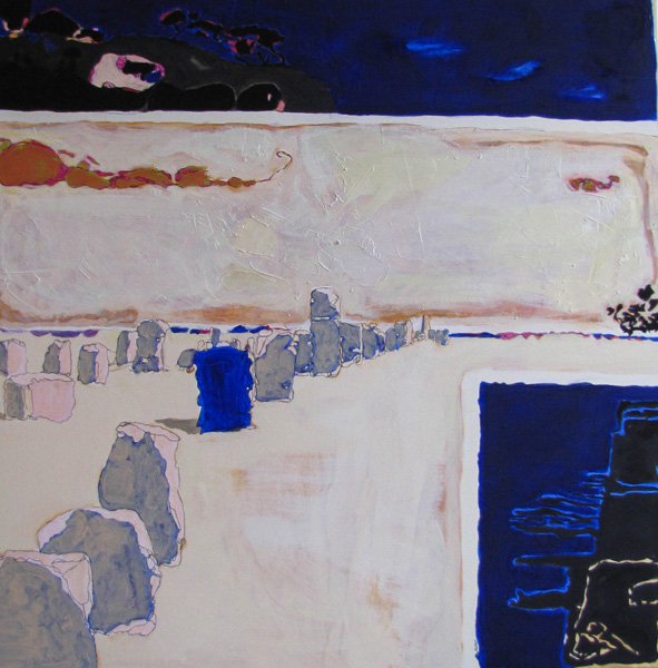 Tipasa - 100x100 - huile sur toile